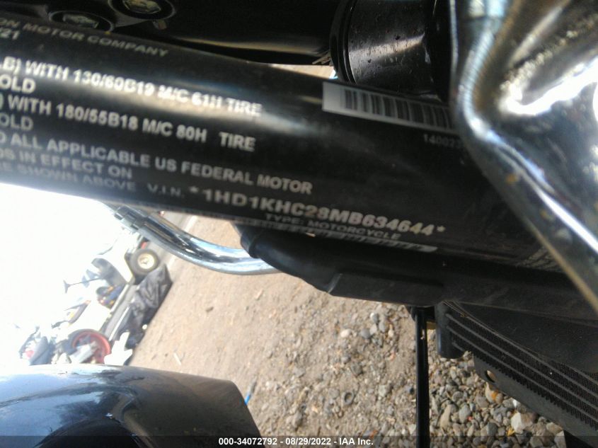 2021 HARLEY-DAVIDSON FLTRX 1HD1KHC28MB634644