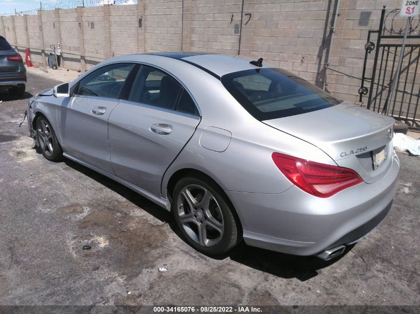 2014 MERCEDES-BENZ CLA-CLASS CLA 250 WDDSJ4EB3EN035168