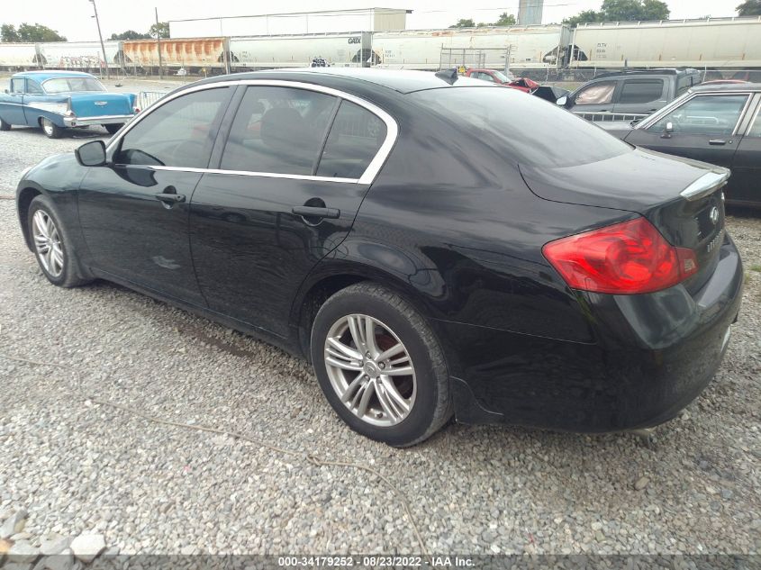 2013 INFINITI G37 SEDAN X JN1CV6ARXDM769864