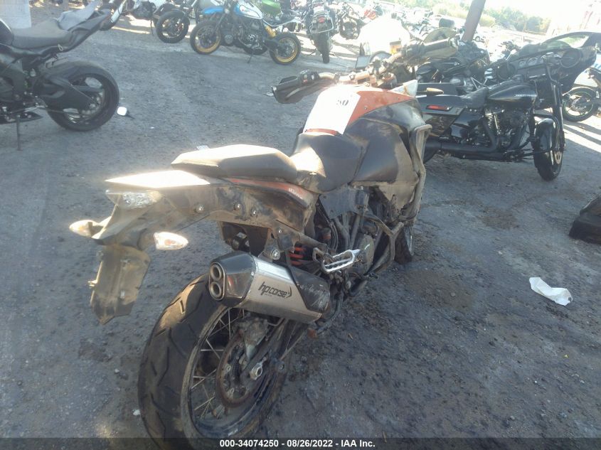 2014 KTM 1190 ADVENTURE VBKV19407EM905724