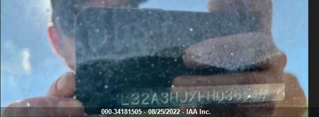 2015 MITSUBISHI MIRAGE DE ML32A3HJXFH036540