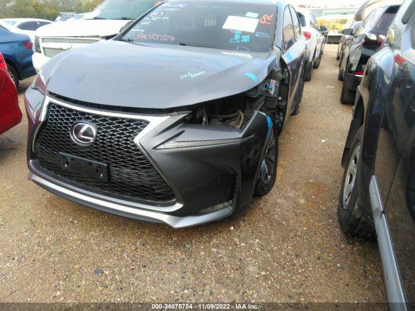 2016 LEXUS NX 200T F SPORT JTJYARBZ3G2031187
