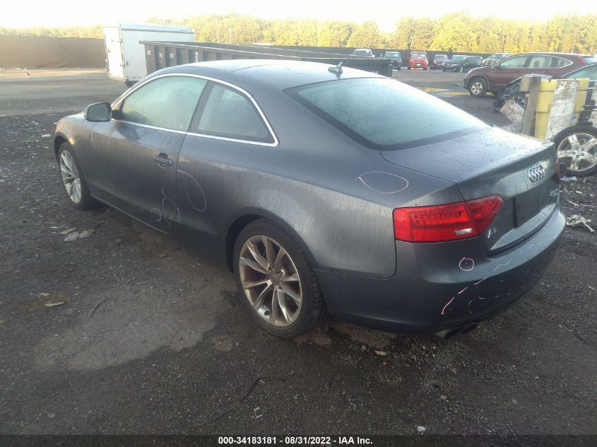 2013 AUDI A5 PREMIUM WAUCFAFR8DA022204