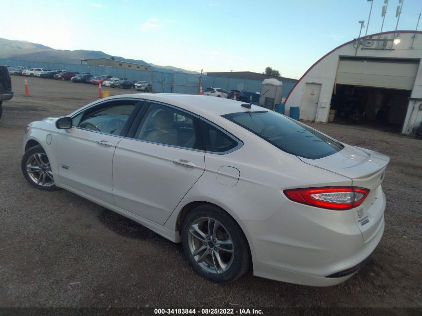 2015 FORD FUSION ENERGI TITANIUM 3FA6P0SU5FR194450