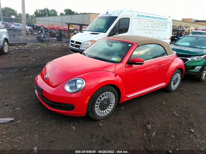 2014 VOLKSWAGEN BEETLE CONVERTIBLE 2.5L 3VW5X7AT9EM806584