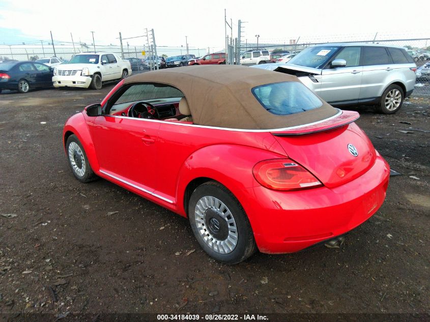 2014 VOLKSWAGEN BEETLE CONVERTIBLE 2.5L 3VW5X7AT9EM806584