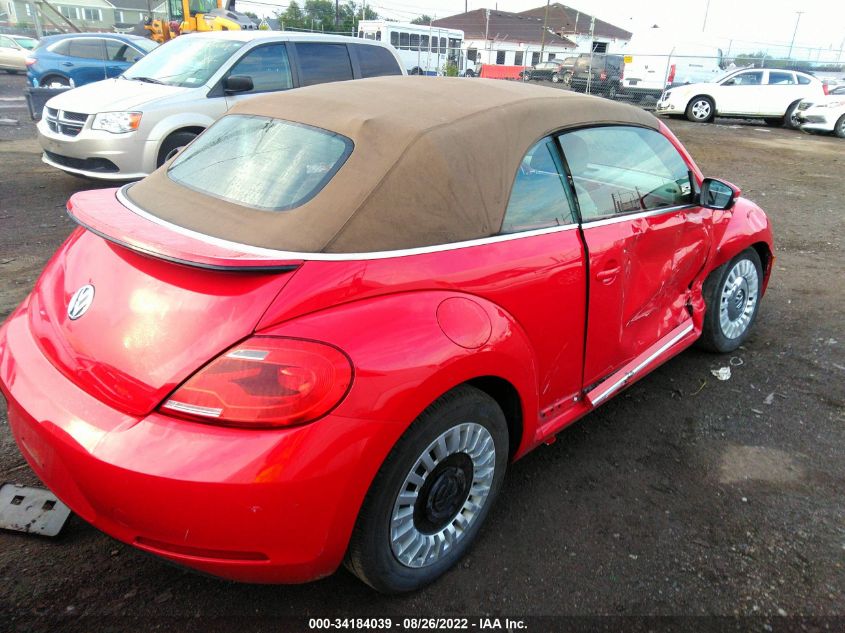 2014 VOLKSWAGEN BEETLE CONVERTIBLE 2.5L 3VW5X7AT9EM806584