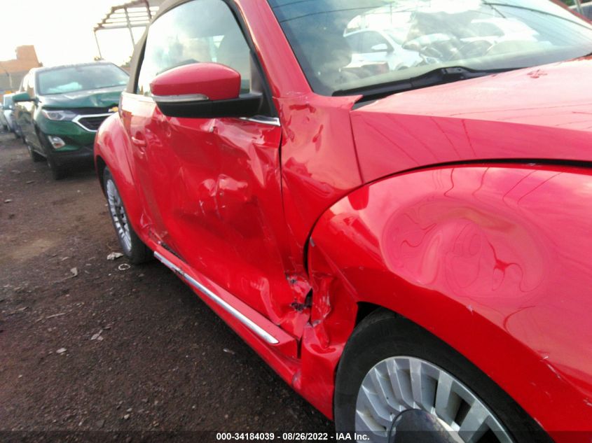 2014 VOLKSWAGEN BEETLE CONVERTIBLE 2.5L 3VW5X7AT9EM806584