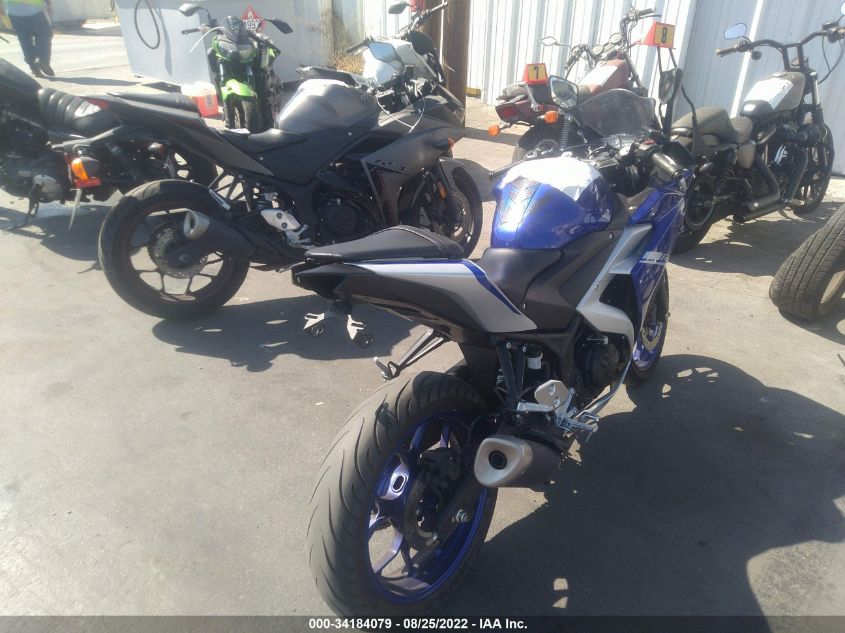 2017 YAMAHA YZFR3 MH3RH06Y3HK016322