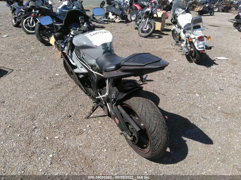 2007 YAMAHA YZFR6 L JYARJ12E27A018387