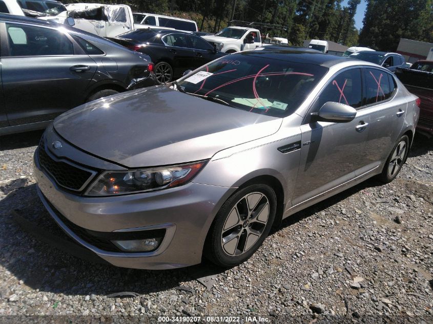 2013 KIA OPTIMA HYBRID EX KNAGM4AD4D5043175