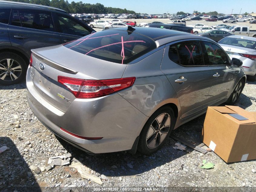 2013 KIA OPTIMA HYBRID EX KNAGM4AD4D5043175