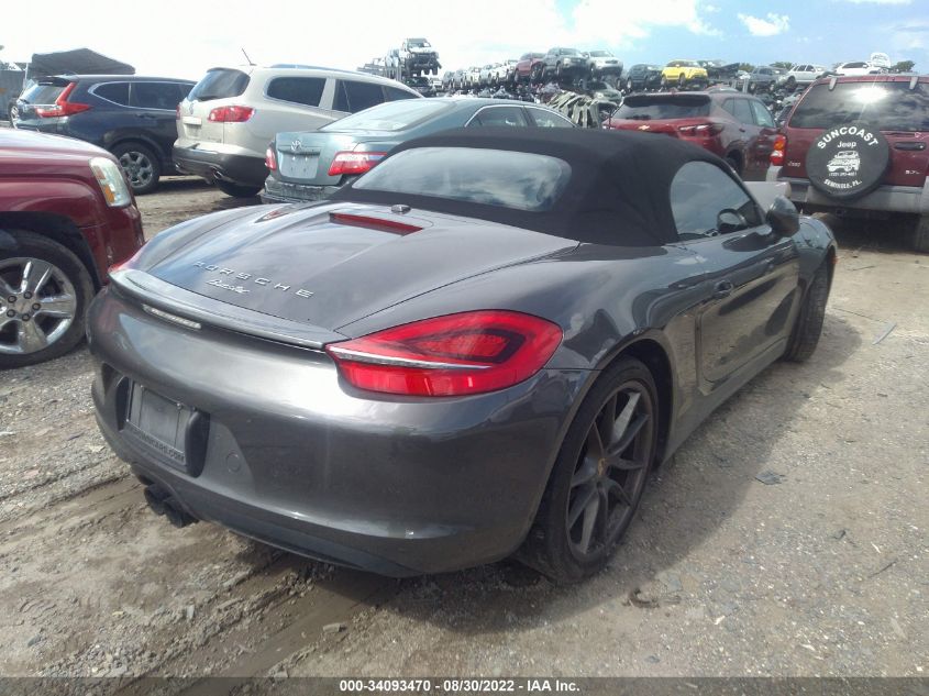 2013 PORSCHE BOXSTER WP0CA2A89DS114597