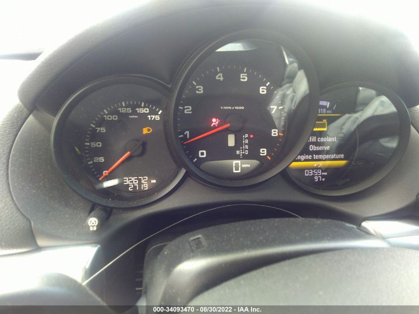 2013 PORSCHE BOXSTER WP0CA2A89DS114597