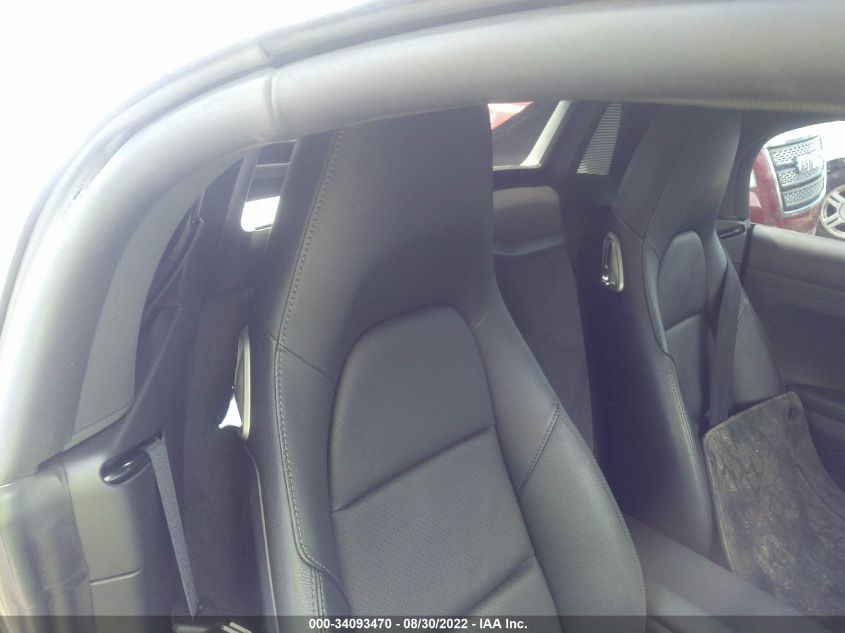 2013 PORSCHE BOXSTER WP0CA2A89DS114597
