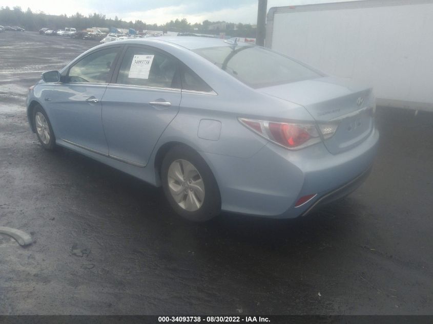 2013 HYUNDAI SONATA HYBRID KMHEC4A41DA078255
