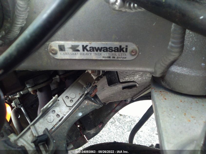 2007 KAWASAKI ZX600 J1 JKAZX4J167A067234