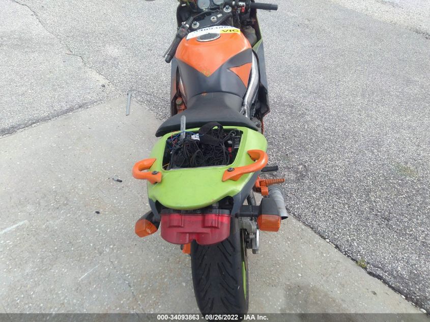 2007 KAWASAKI ZX600 J1 JKAZX4J167A067234