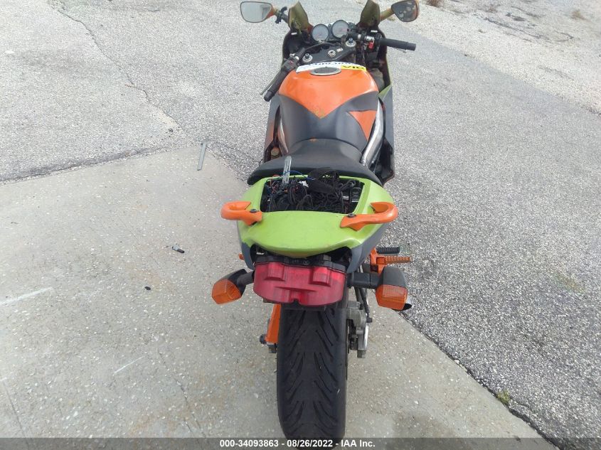 2007 KAWASAKI ZX600 J1 JKAZX4J167A067234