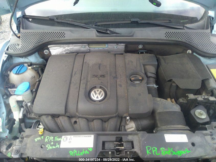 2014 VOLKSWAGEN BEETLE CONVERTIBLE 2.5L 3VW5P7ATXEM804231