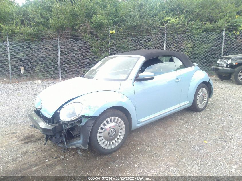 2014 VOLKSWAGEN BEETLE CONVERTIBLE 2.5L 3VW5P7ATXEM804231