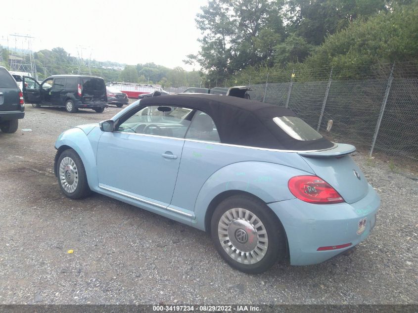 2014 VOLKSWAGEN BEETLE CONVERTIBLE 2.5L 3VW5P7ATXEM804231