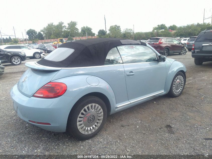 2014 VOLKSWAGEN BEETLE CONVERTIBLE 2.5L 3VW5P7ATXEM804231
