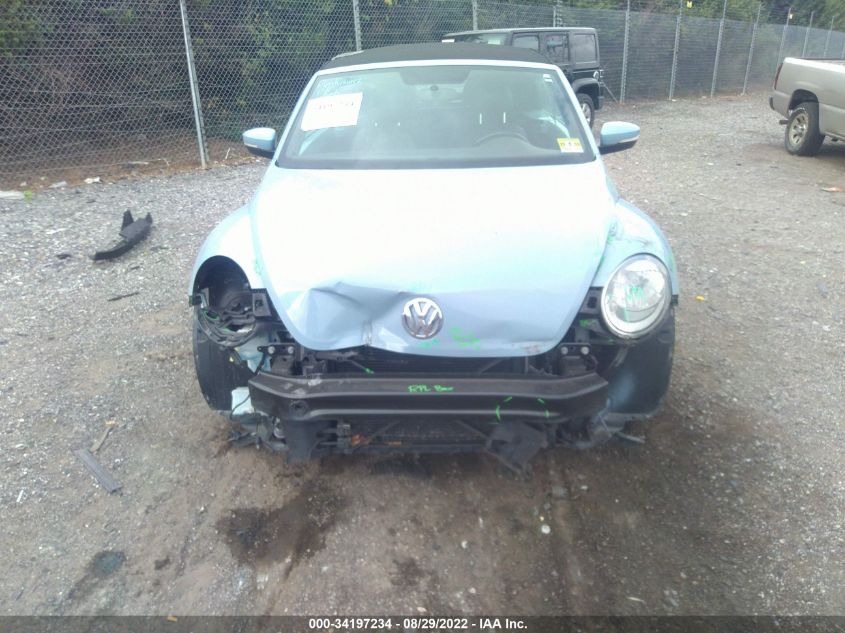 2014 VOLKSWAGEN BEETLE CONVERTIBLE 2.5L 3VW5P7ATXEM804231
