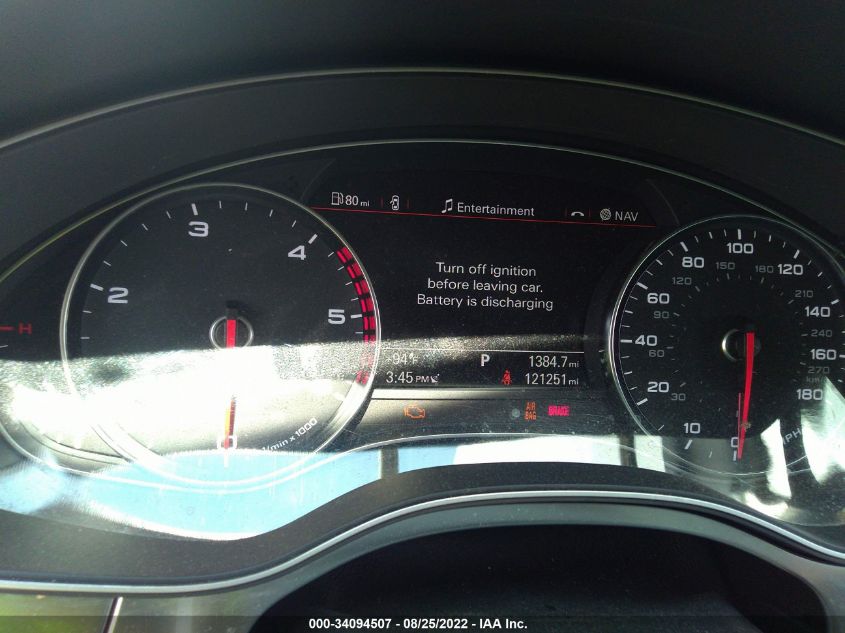 2014 AUDI A7 3.0 TDI PRESTIGE WAU2MAFC4EN075652
