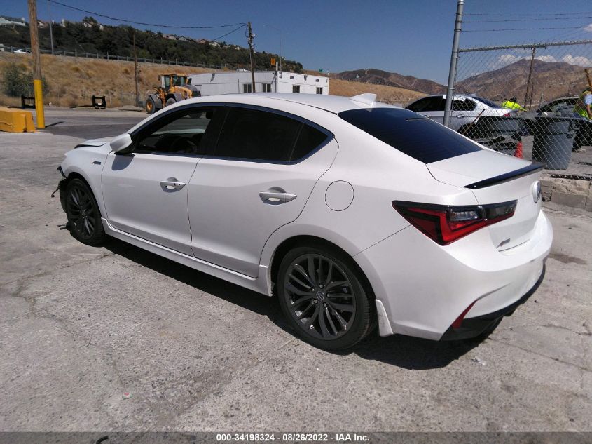 2019 ACURA ILX W/TECHNOLOGY/A-SPEC PKG 19UDE2F85KA008394