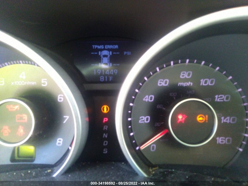 2013 ACURA TL 19UUA8F20DA000992