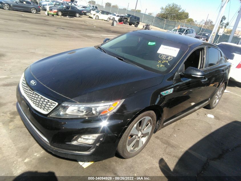 2014 KIA OPTIMA HYBRID EX KNAGN4AD1E5071188