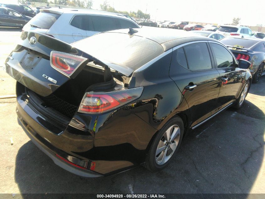 2014 KIA OPTIMA HYBRID EX KNAGN4AD1E5071188