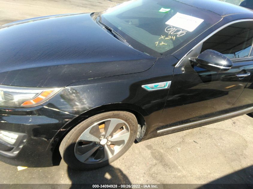 2014 KIA OPTIMA HYBRID EX KNAGN4AD1E5071188