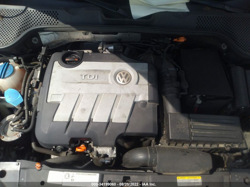 2013 VOLKSWAGEN BEETLE 2.0L TDI 3VWJL7AT4DM620394