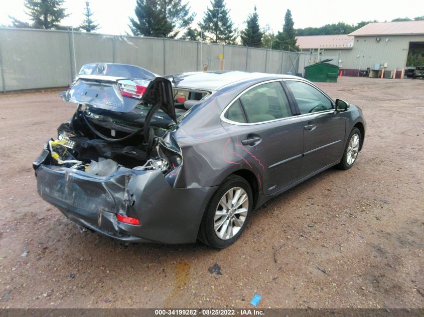 2013 LEXUS ES 300H HYBRID JTHBW1GG8D2014351