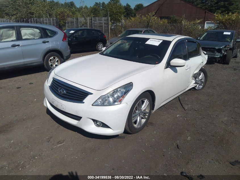 2013 INFINITI G37 SEDAN X JN1CV6AR1DM356618