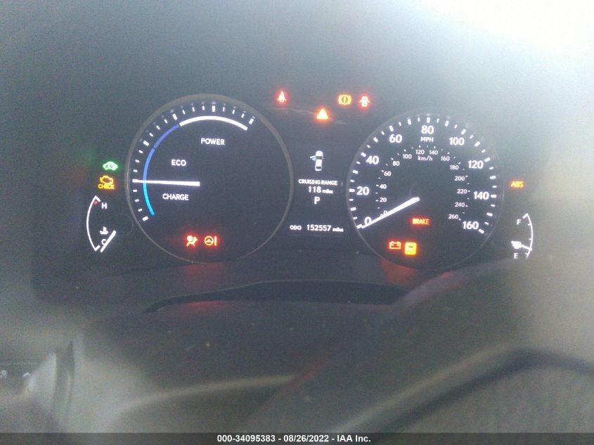 2014 LEXUS ES 300H HYBRID JTHBW1GG4E2044125