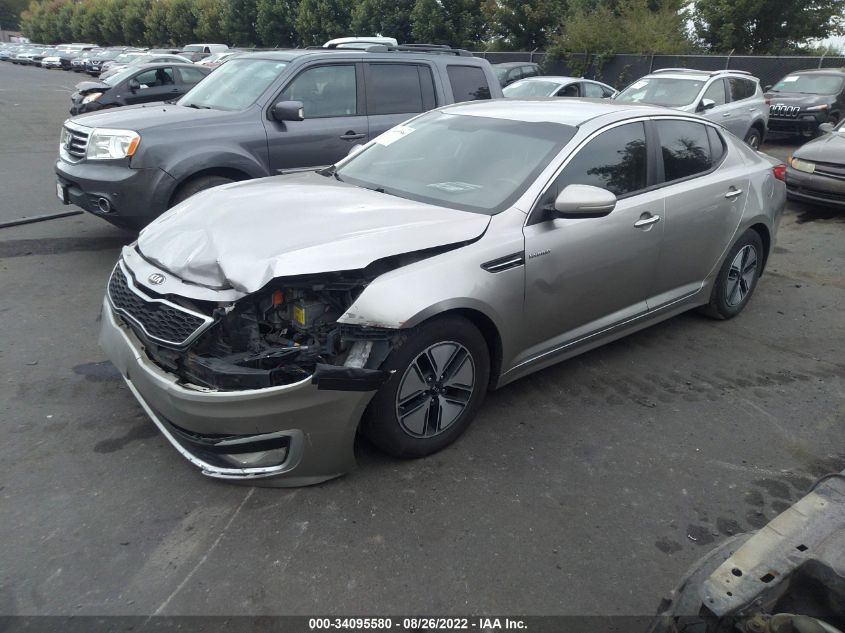 2013 KIA OPTIMA HYBRID LX KNAGM4AD5D5058672