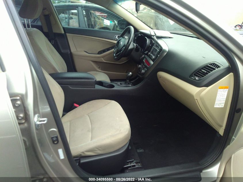 2013 KIA OPTIMA HYBRID LX KNAGM4AD5D5058672