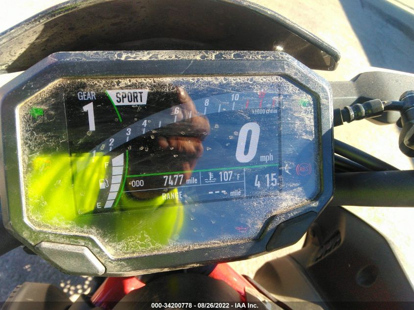 2021 KAWASAKI ZR900 F ML5ZRDF13MDA42520