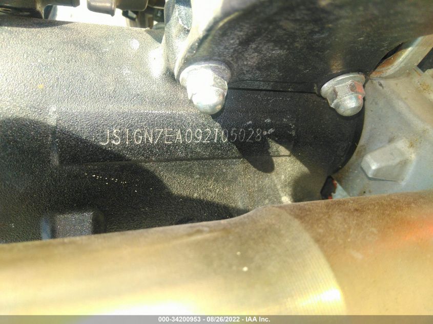 2009 SUZUKI GSX-R600 JS1GN7EA092105028