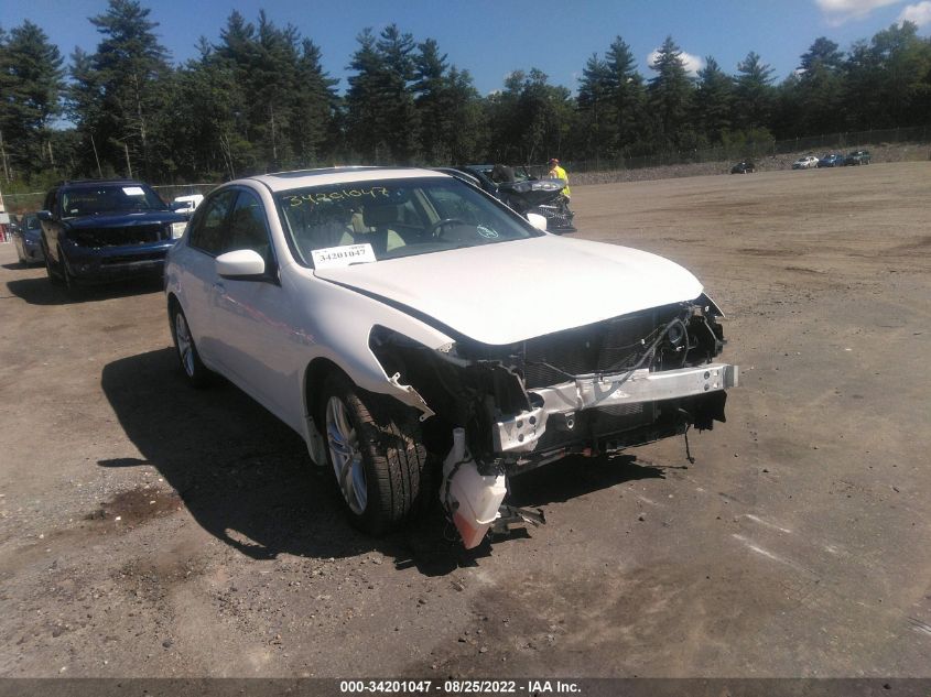 2013 INFINITI G37 SEDAN X JN1CV6AR0DM350034