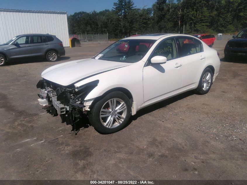 2013 INFINITI G37 SEDAN X JN1CV6AR0DM350034