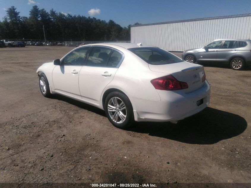 2013 INFINITI G37 SEDAN X JN1CV6AR0DM350034
