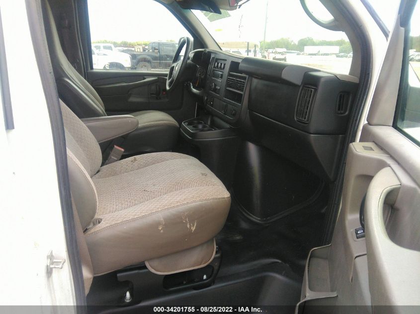 2015 CHEVROLET EXPRESS CARGO VAN 1GCWGGCF1F1112209