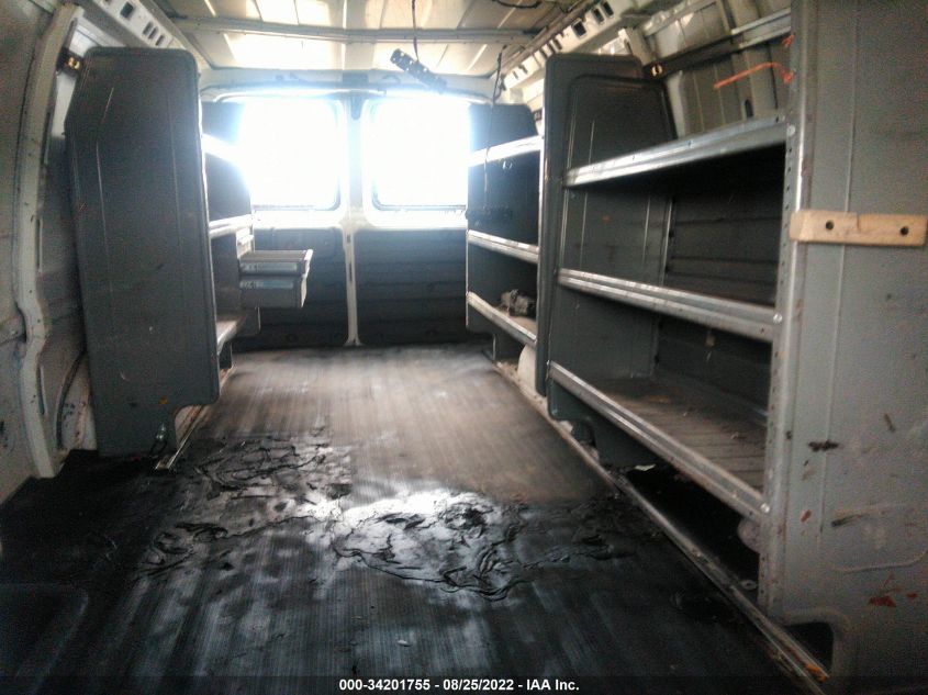 2015 CHEVROLET EXPRESS CARGO VAN 1GCWGGCF1F1112209