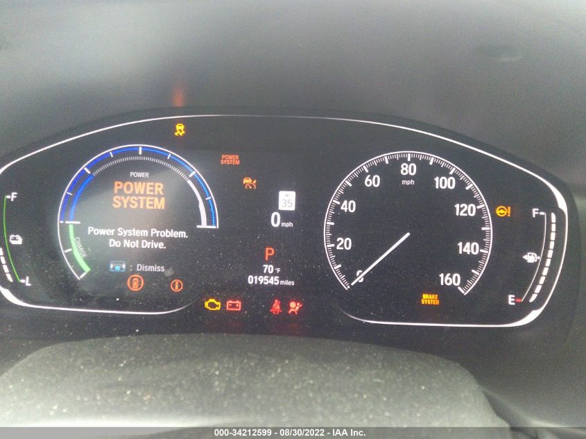 2021 HONDA ACCORD HYBRID EX-L 1HGCV3F5XMA006165