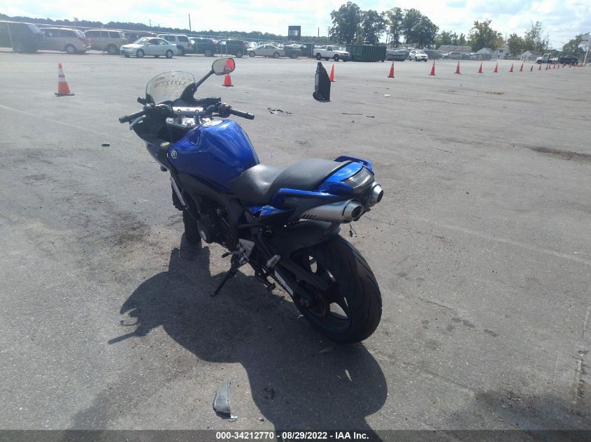 2007 YAMAHA FZ6 SHG JYARJ13E27A000986