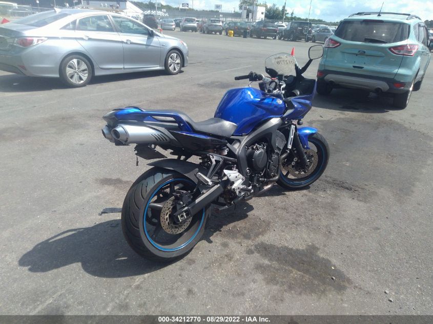 2007 YAMAHA FZ6 SHG JYARJ13E27A000986